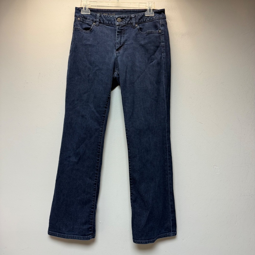 Talbots Curvy Bootcut Jeans Women 8P Dark Indigo Excellent Stretch Denim 29"